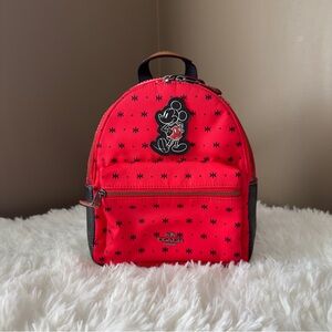 Disney x Coach Limited Edition Mickey Mouse Bandana Backpack